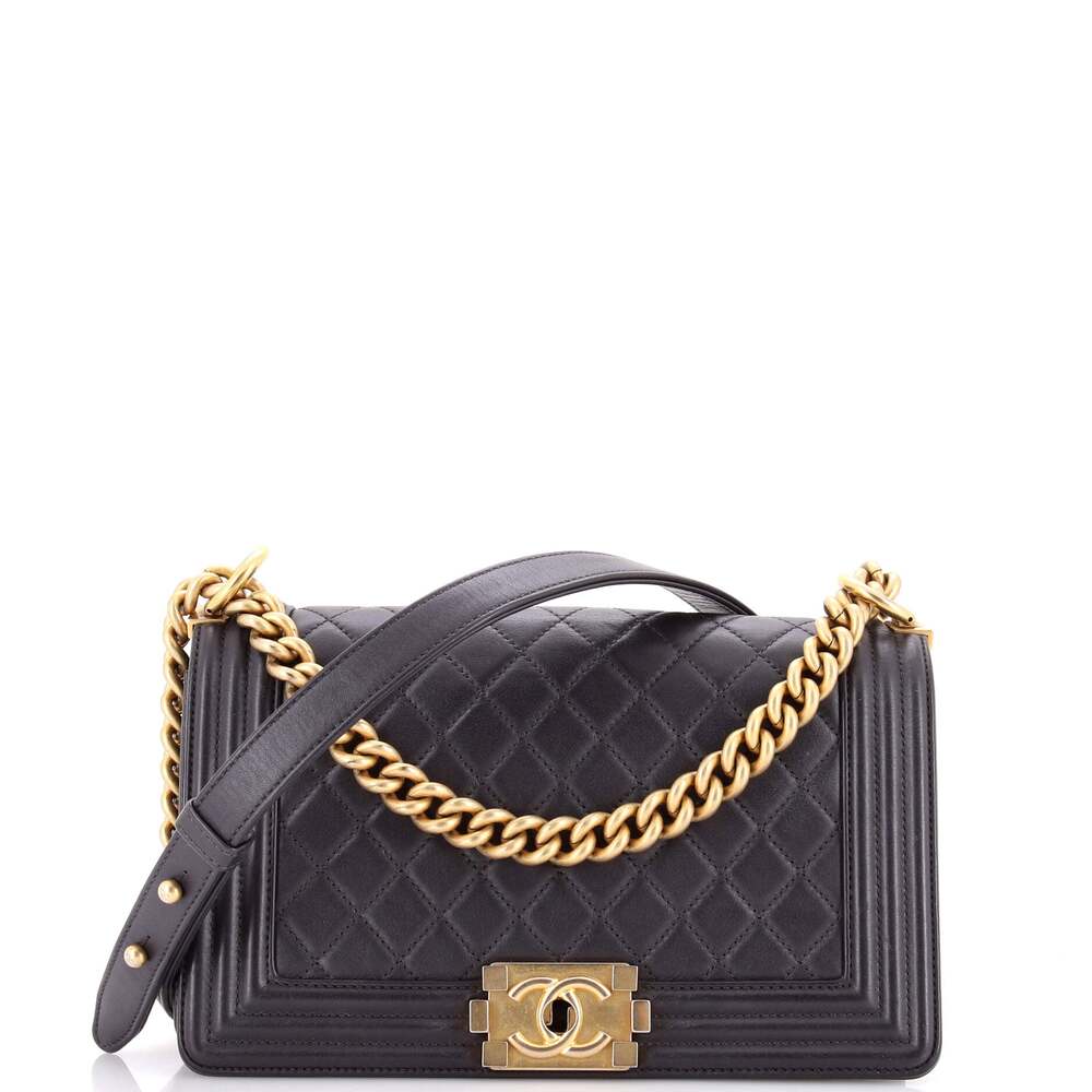 Chanel Boy Flap Bag Quilted Lambskin #263284C34B